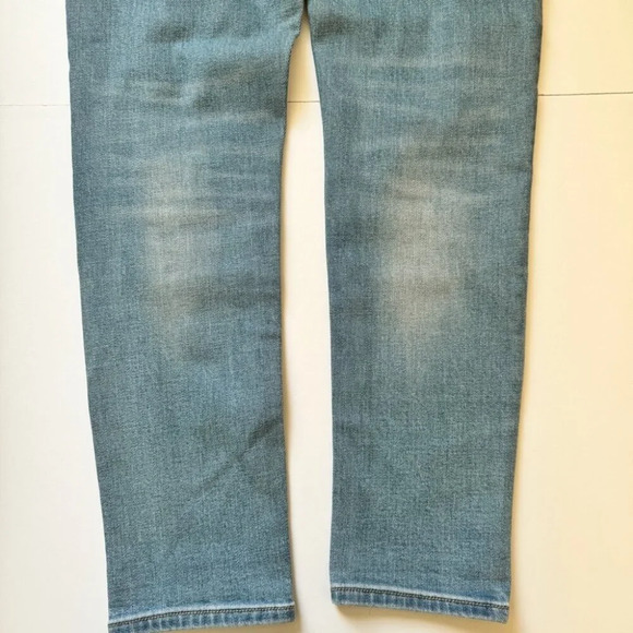 KanCan  Luxanna Mid Rise Slim Boyfriend Jeans Light Blue Wash Distressed Sz 24 - Picture 15 of 15